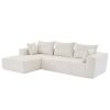 110*69" Modular Sectional Living Room Sofa Set, Modern Minimalist Style Couch, Installation-free sofa, Upholstered Sleeper Sofa for Living Room, Bedro