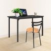 Simple Deluxe Modern Design, Simple Style Table Home Office Computer Desk for Working, Studying, Writing or Gaming, Black