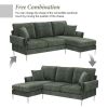 84 " Convertible Sectional Sofa, Modern Chenille L-Shaped Sofa Couch with Reversible Chaise Lounge, Fit for Living Room, Apartment(2 Pillows)