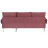 84 " Convertible Sectional Sofa, Modern Chenille L-Shaped Sofa Couch with Reversible Chaise Lounge, Fit for Living Room, Apartment(2 Pillows)