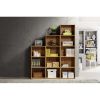 4-Shelf Wood Bookcase